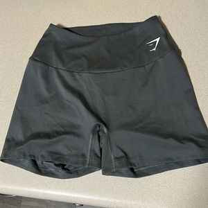 Grey gym shark shorts